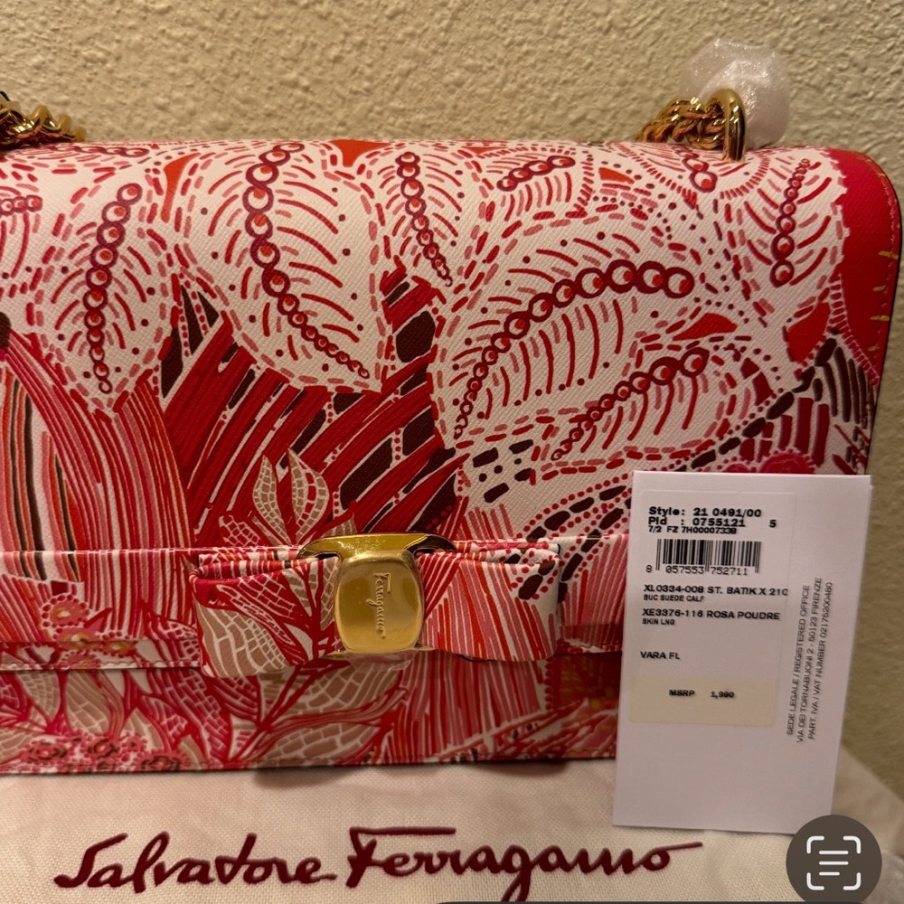 SALVATORE - BRAND NEW RED PURSE (100% AUTHENTIC MADE IN ITALY) - NO RETURNS